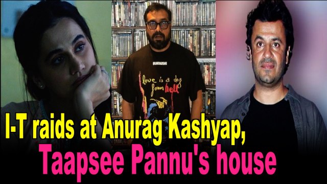 I-T raids on B Town's Anurag Kashyap, Taapsee, Vikas Bahl