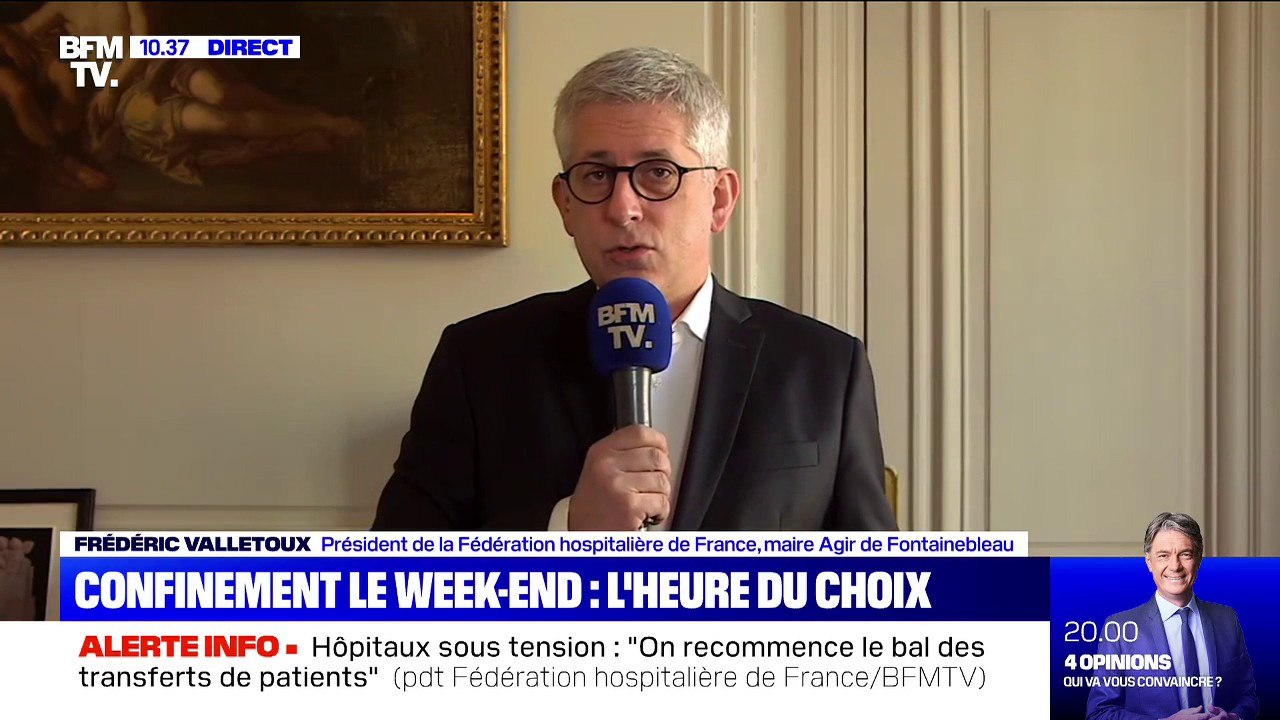 Frédéric Valletoux, président de la Fédération hospitalière de France: "Tout ce qui peut alléger la charge sur les hôpitaux est bon à prendre"