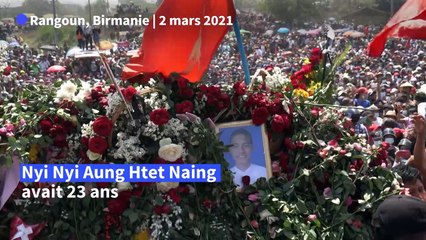 Birmanie: la répression se poursuit, funérailles d'un jeune manifestant