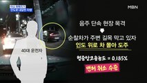 MBN 뉴스파이터-음주 단속 피하려고…인도로 내달린 차량