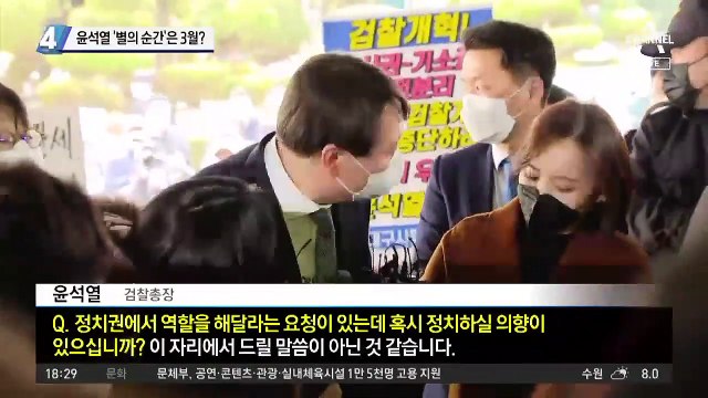 윤석열 ‘별의 순간’은 3월?