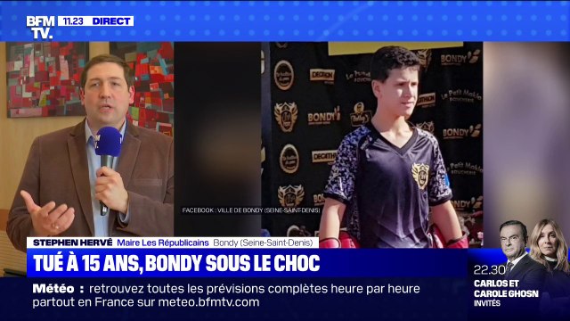 Stephen Hervé, maire LR de Bondy: Aymen n'était pas connu des services de police