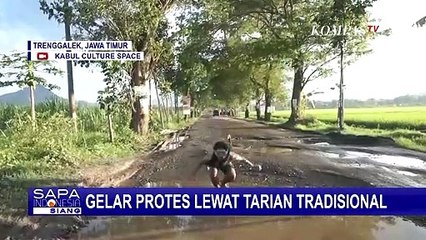 Protes Jalanan Rusak, Tarian Tradisional Bisa Jadi Trik Unik!