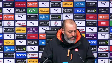 Nuno reacts to Wolves 4-1 loss to Man City