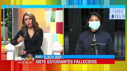 Velas y vigilia para despedir a las víctimas del trágico accidente en la UPEA