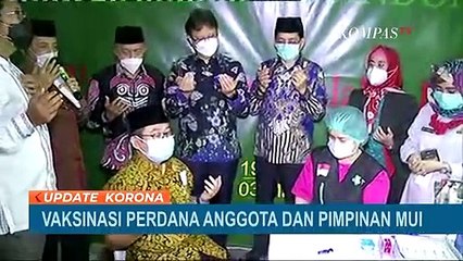 Vaksinasi Perdana Anggota dan Pimpinan MUI