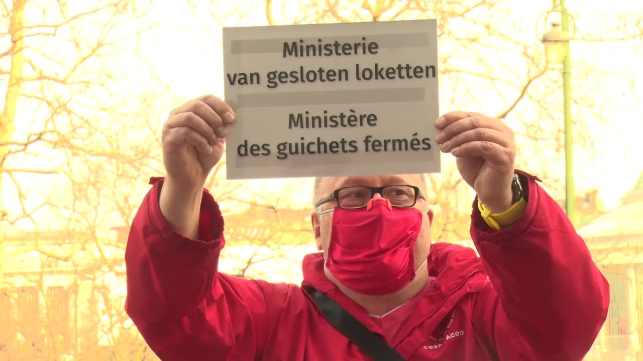 Manifestation à Bruxelles contre la fermeture d...