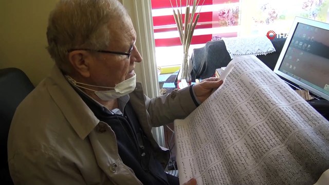 77’lik üniversite yeni mezunu ‘Şevki dedenin’ hedefinde kitap yazmak var