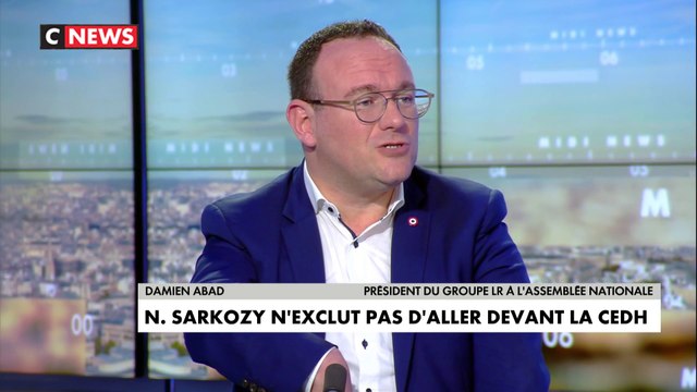 Damien Abad sur la condamnation de Nicolas Sarkozy : «Le sujet ce n’est pas le Parquet national financier (…) Le sujet c’est la question de la présomption d’innocence, de la responsabilité des juges»