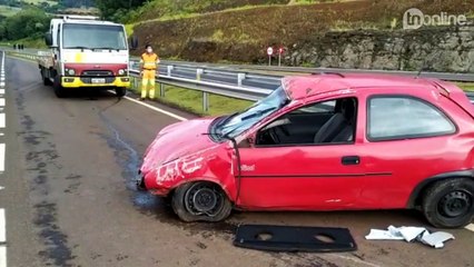 Acidente nesta manhã em Apucarana