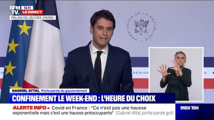 Gabriel Attal sur le Covid: "Nous maintenons une approche ciblée, territoire par territoire"