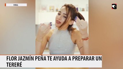 Flor Jazmín Peña te ayuda a preparar un tereré