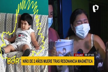 Callao: niño de 2 años muere tras someterse a resonancia magnética