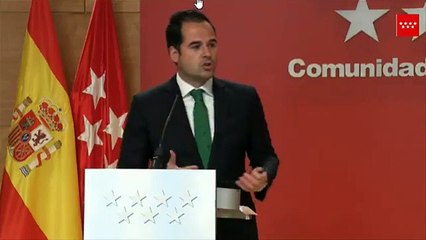 Comparecencia de Ignacio Aguado, vicepresidente de la Comunidad de Madrid