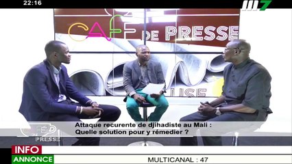 CAFÉ DE PRESSE DU 02  MARS 2021