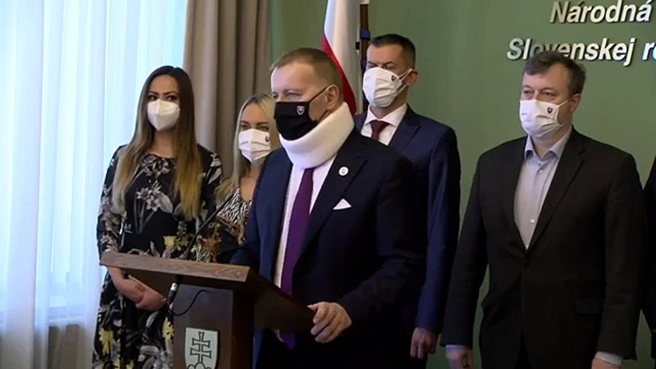 ZÁZNAM: Mimoriadne vyhlásenie predsedu NR SR B. Kollára k aktuálnej situácii v koalícii