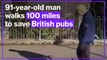 91-year-old man walks 100 miles to save Britain's pubs