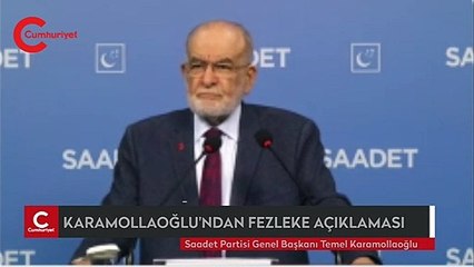 Karamollaoğlu'ndan 'fezleke' açıklaması: Birini kapatırsınız bir başkası çıkar