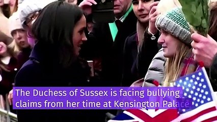 Duchess of Sussex Accused of Bullying by Royal Aides