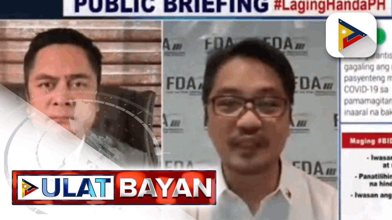 FDA, hihintayin ang Sinopharm makapagsumite ng kumpletong dokumento bago maglabas ng EUA