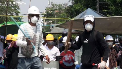 Manifestações continuam em Rangum
