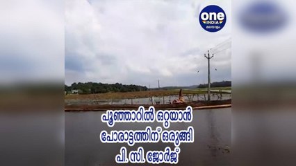പൂഞ്ഞാറിൽ ഒറ്റയാൻ പോരാട്ടത്തിന് ഒരുങ്ങി പി. സി. ജോർജ്