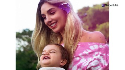 Melina Ramírez muestra con orgullo a su hijo pateando un balón