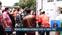 Menkes Resmikan Pos Layanan Vaksinasi Covid-19 Drive Thru di Kemayoran