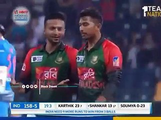 What a match last 6 ball omg ind vs ban