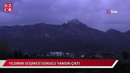 KKTC’deki St. Hilarion Kalesi’nde yangın