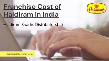 franchise cost of haldiram in india | haldiram snacks distributorship