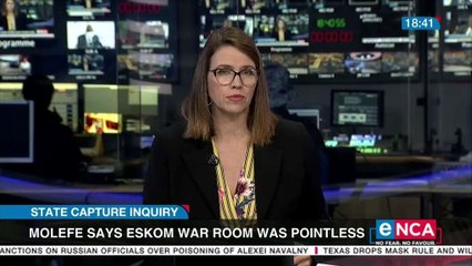Molefe says Eskom War Room was useless