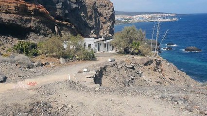 Se ordena el desalojo, por riesgo de desprendimientos, de Las Bajas, en la ladera de los túneles de Güímar