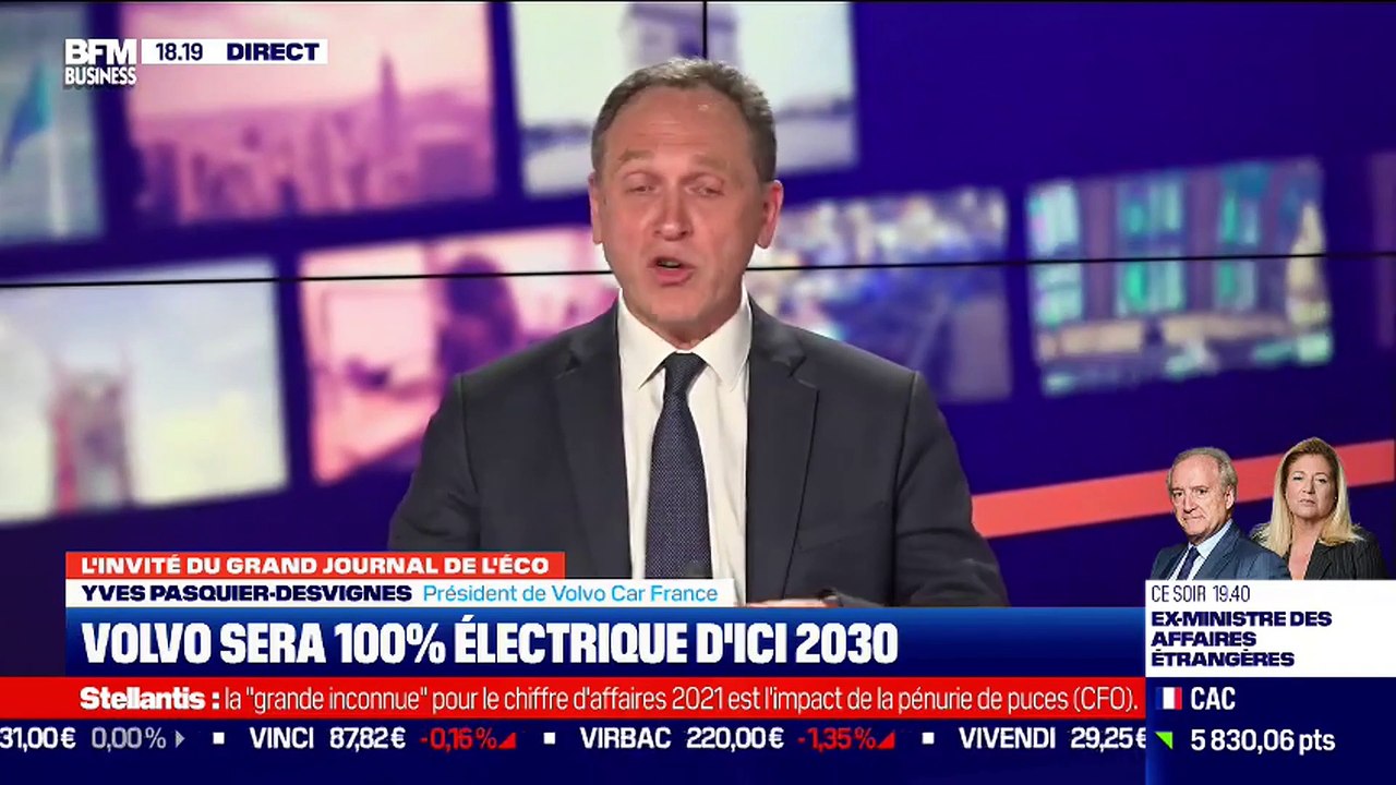 Yves Pasquier-Desvignes (Volvo Car France) : Volvo sera 100% 'électrique d'ici 2030 - 03/03