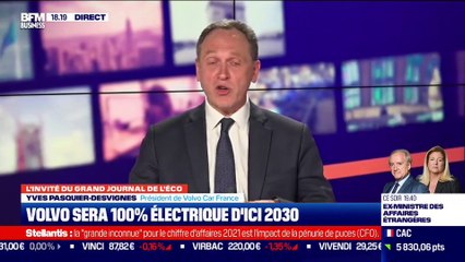 Yves Pasquier-Desvignes (Volvo Car France) : Volvo sera 100% 'électrique d'ici 2030 - 03/03