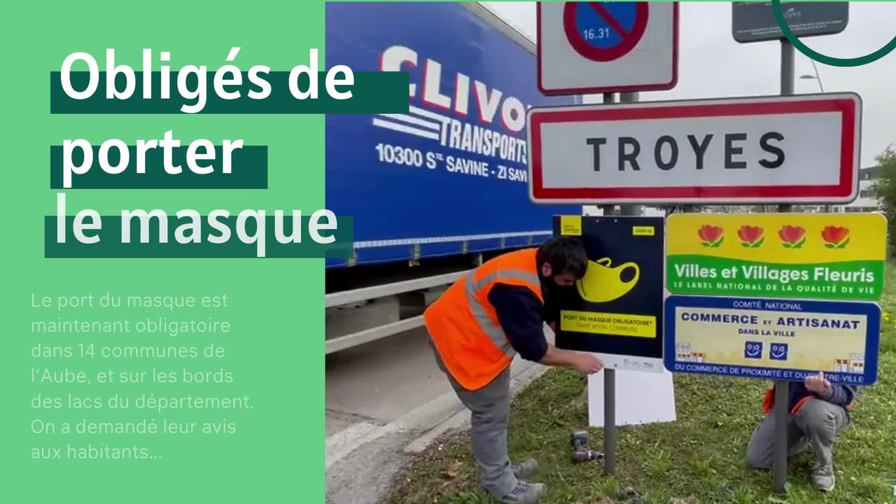 Obligés   de porter le masque dans l’Aube : vos réactions