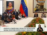 Reunión de la Comisión para el Dialogo, Paz y Reconciliación Nacional con sectores políticos, sociales y productivos en Carabobo