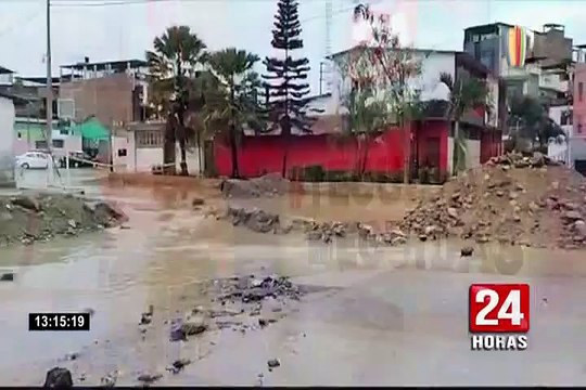 Tumbes: colapsa alcantarillado tras 8 horas continuas de precipitaciones