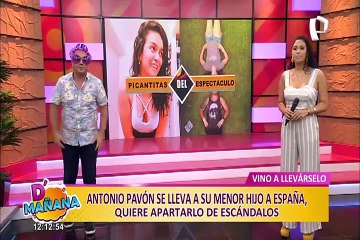 Picantitas del espectáculo: Antonio Pavón se lleva a su hijo a España
