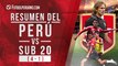 Selección Peruana goleó a la Sub 20 en amistoso previo a partidos de Eliminatorias