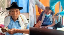 La historia de Pastor, quien a sus 115 años fue vacunado contra el covid