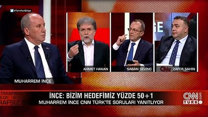 Son dakika haberi: Muharrem İnce CNN TÜRK'te açıklamalarda bulundu