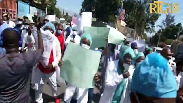 Plizyè pèsonèl sante nan lopital Inivèsite lapè pran lari dèlma 33 kont kidnapping