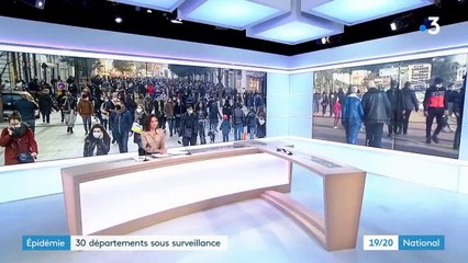 Covid-19 : 20 départements sont sous surveillance