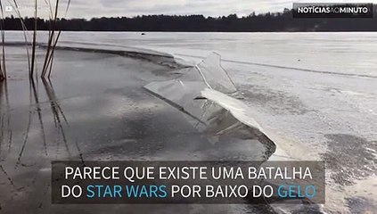 Lago gelado emite sons de Star Wars!