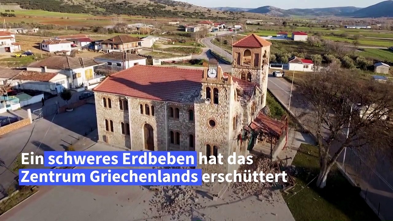 Elf Verletzte nach schwerem Erdbeben in Griechenland
