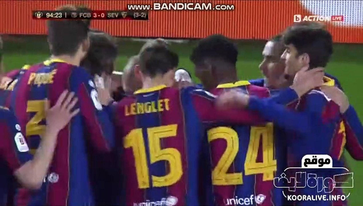 Barcelona - Sevilla 3-0 GOAL BRAITHWAITE 03-03-2021