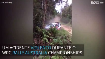 Piloto bate em árvore durante rally na Austrália