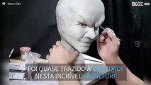 Artista cria escultura assustadoramente real do palhaço Pennywise
