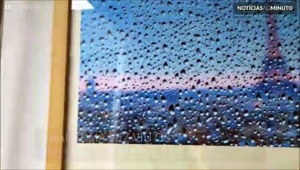Paris vista através de gotas de água!